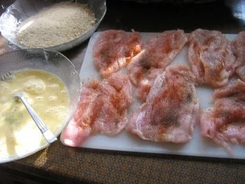 Rezept: Putenschnitzel mit Kartoffelsalat Bild Nr. 2 Putenschnitzel mit Kartoffelsalat - Rezept - Bild Nr. 2