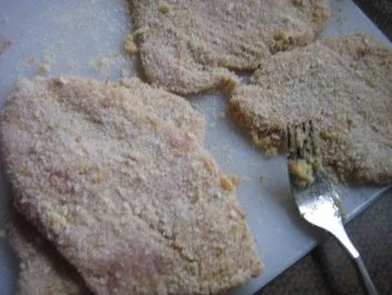 Rezept: Putenschnitzel mit Kartoffelsalat Bild Nr. 3 Putenschnitzel mit Kartoffelsalat - Rezept - Bild Nr. 3