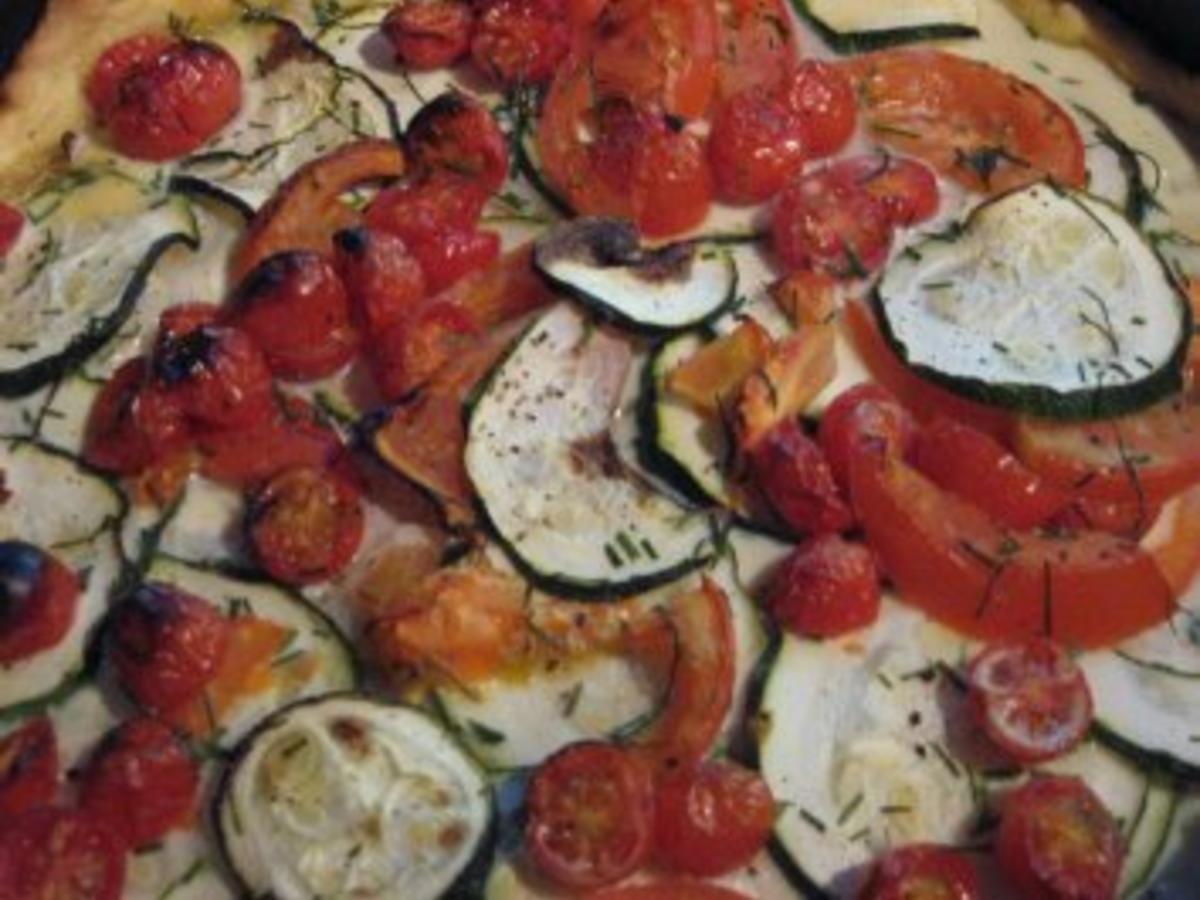 Tomaten-Zucchini Quiche - Rezept mit Bild - kochbar.de