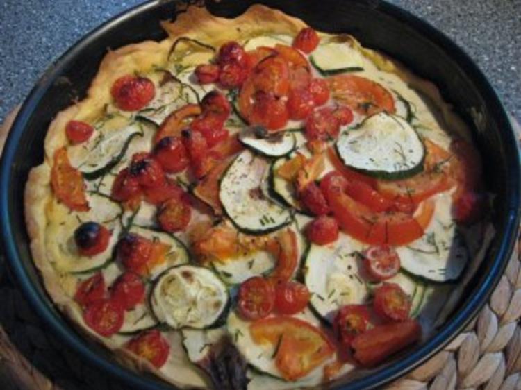 Tomaten Zucchini Quiche - einfach - von julchen_chris84