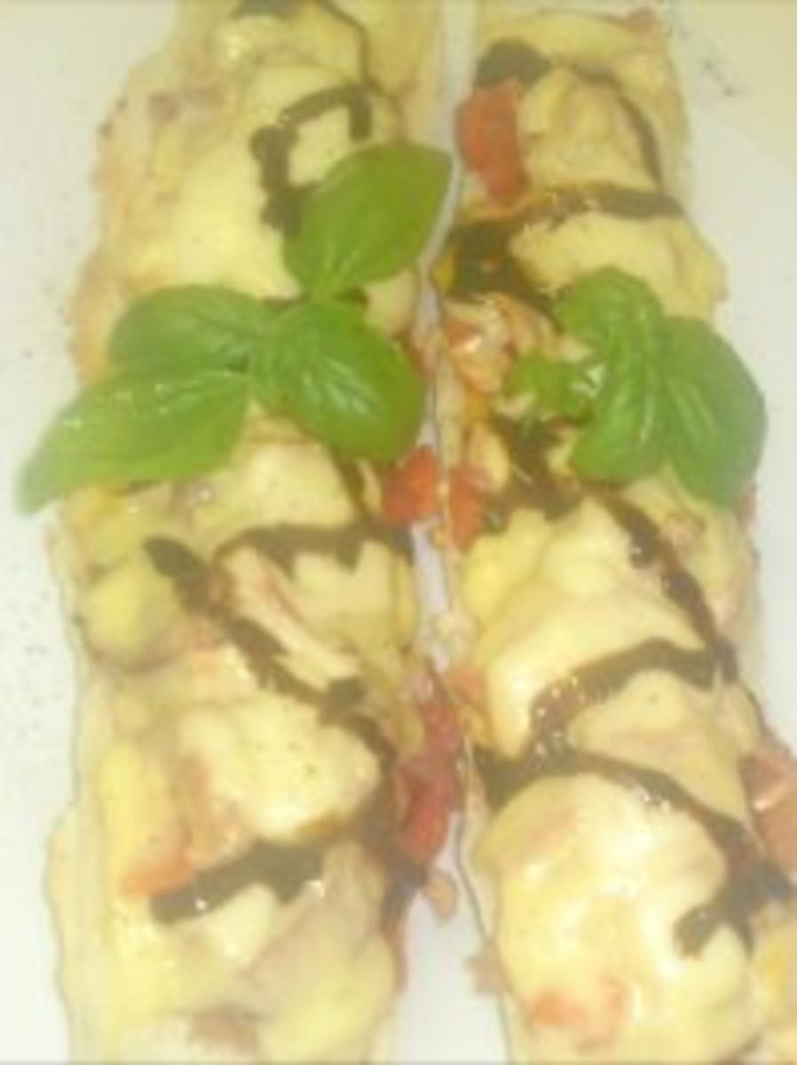 Bilder für Pizza Baguette - Rezept