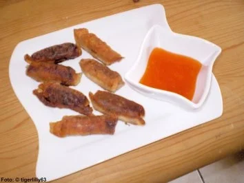 Rezept: Frühlingsrollen Bild Nr. 4 Frühlingsrollen - Rezept - Bild Nr. 4