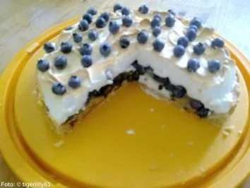 Heidelbeerbaiser-Kuchen - Rezept - Bild Nr. 2