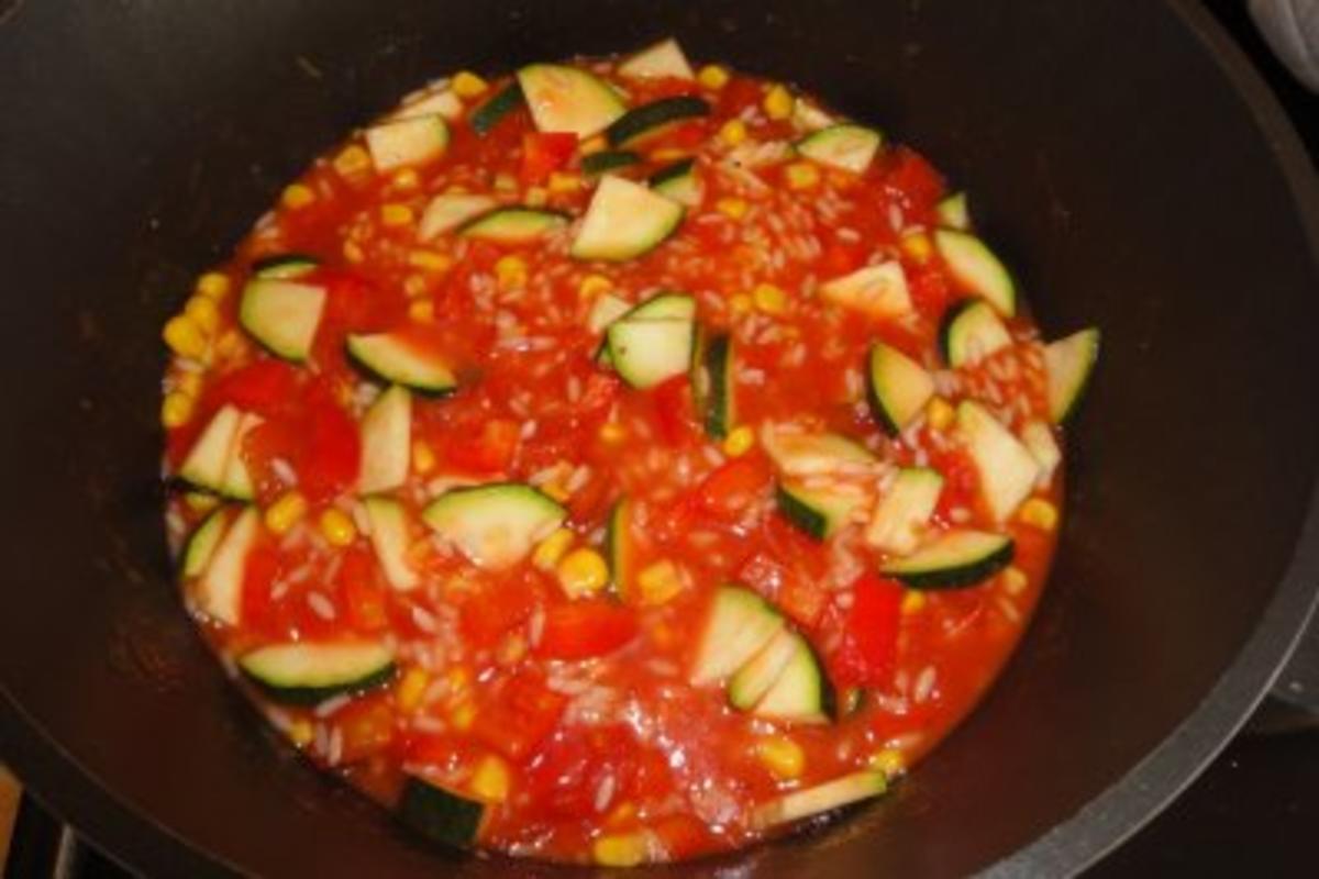 Tomatige Zucchini mit Reis - Rezept - Bild Nr. 2