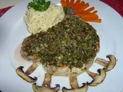 Überbackenes Schweinskotelett mit Kartoffelschnee - Rezept