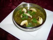 Klare Gemüsesuppe mit Champignons - Rezept