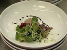 Gänselebermousse mit Himbeeraspik an Rapunzelsalat - Rezept - Bild Nr. 9