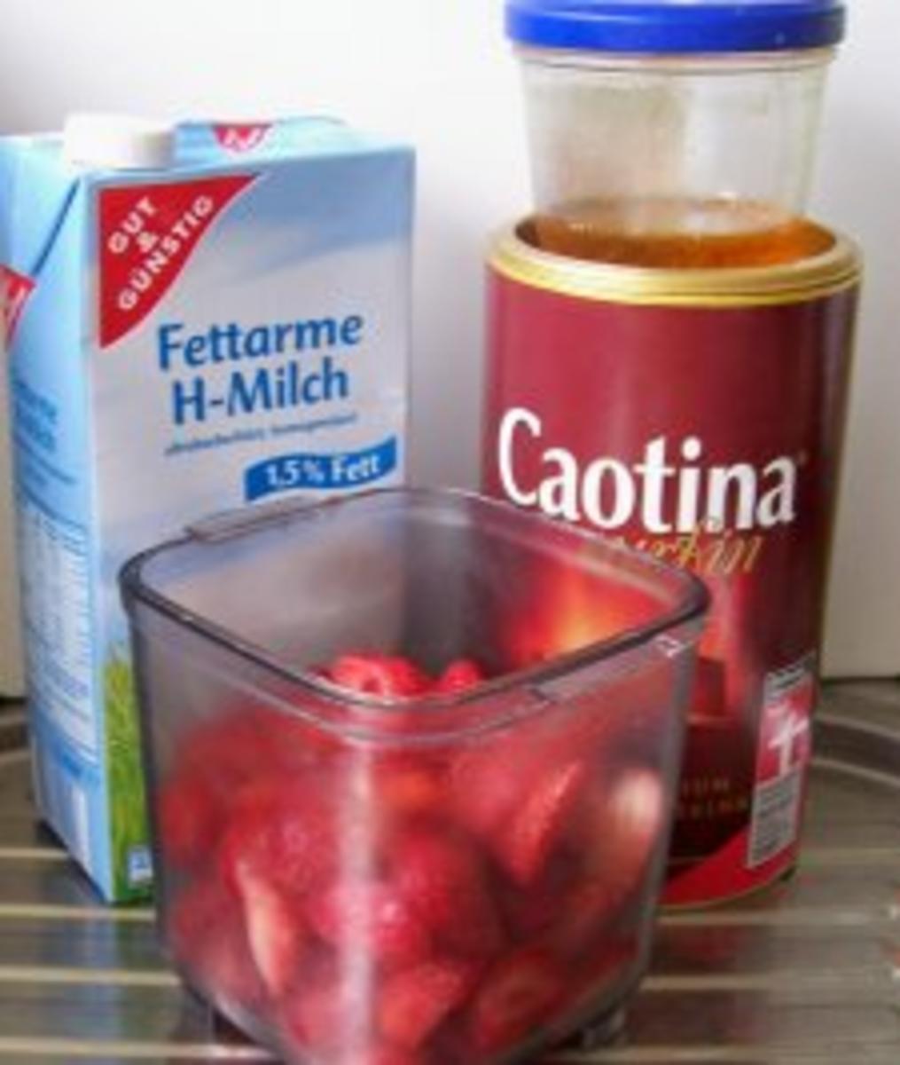 Getränk: Erdbeer-Schoko-Milch - Rezept