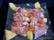 Rezept: Melone mit Schinken Melone mit Schinken - Rezept