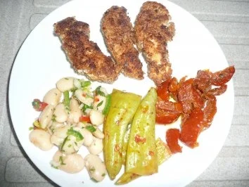 Rezept: Hähnchenfilets in Haselnuss Hähnchenfilets in Haselnuss - Rezept