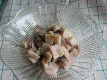 Matjessalat leichte Version - Rezept