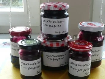 Rezept: Marmelade: Waldheidelbeer - Orangengelee Marmelade: Waldheidelbeer - Orangengelee - Rezept