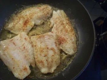 Überbackenes Fischfilet - Rezept