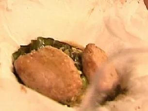 Schweinefilet im Asiagemüsepäckchen - Rezept