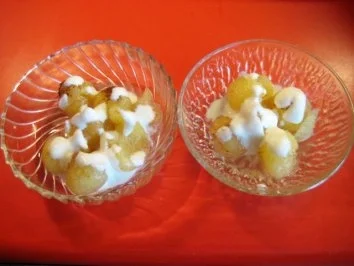 Melonen - Dessert - Rezept