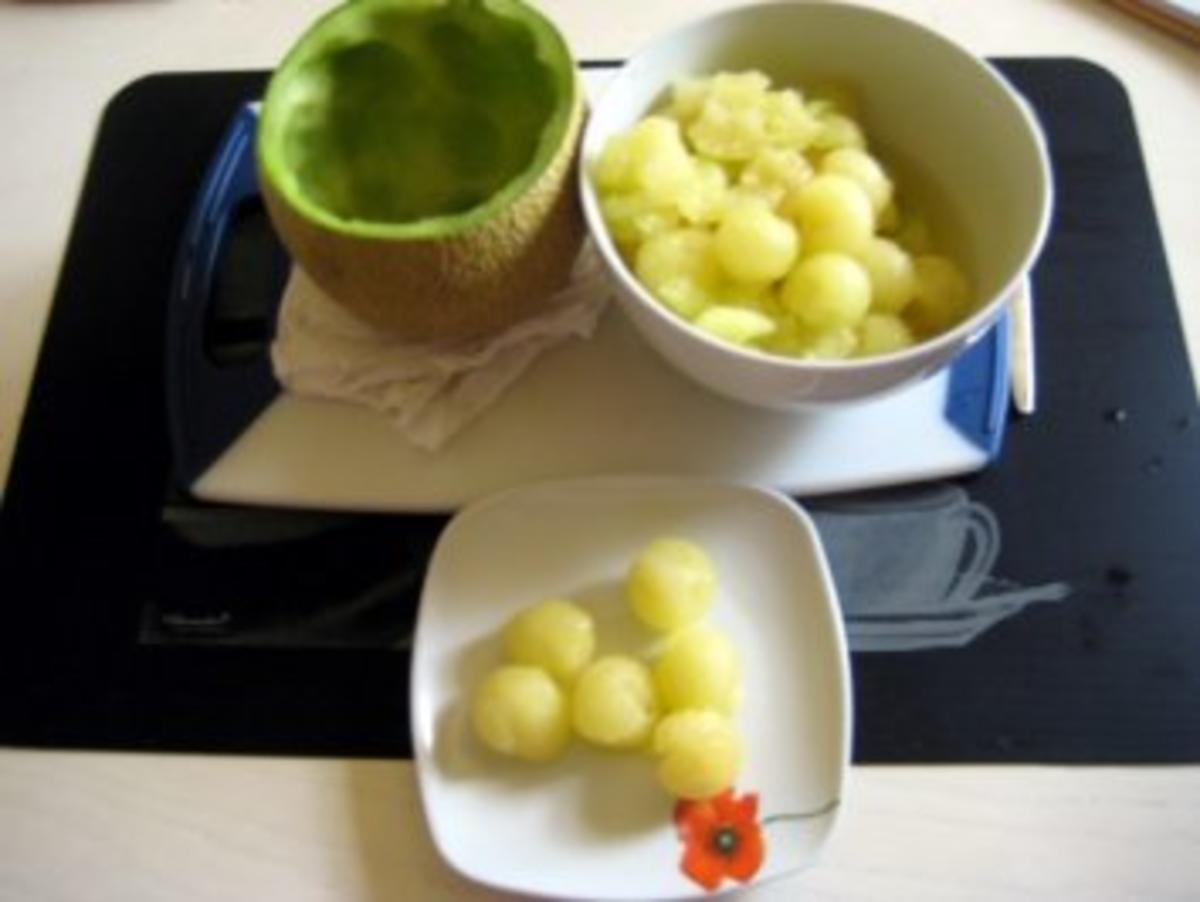 Melonen - Dessert - Rezept - Bild Nr. 3