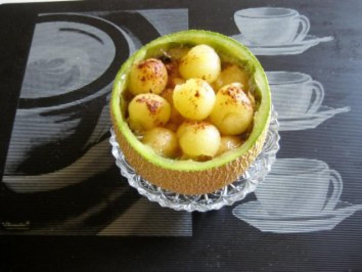 Melonen - Dessert - Rezept - Bild Nr. 4