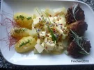 Currykraut-Frikadellen zu Kohlrabi an Hollandaise mit Salzkartoffeln - Rezept