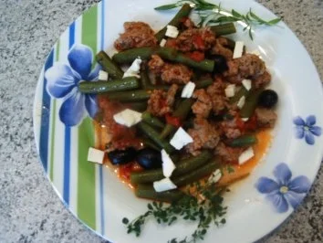 Bohnen-Hack-Pfanne - Rezept