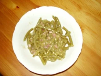 Rezept: Butterbohnen mit Speck Butterbohnen mit Speck - Rezept