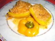 Paprika gefüllt mit Reis-Bolognese - Rezept