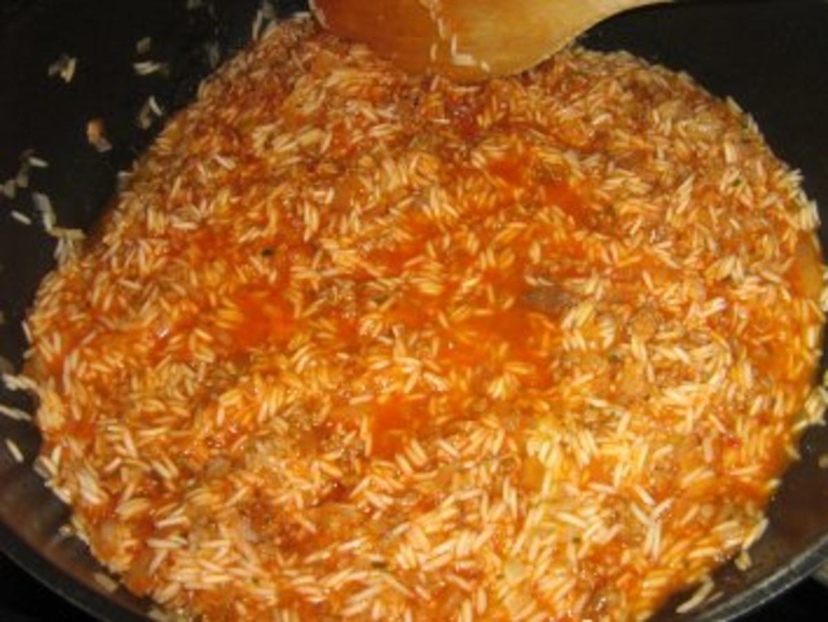 Paprika gefüllt mit Reis-Bolognese - Rezept - Bild Nr. 3