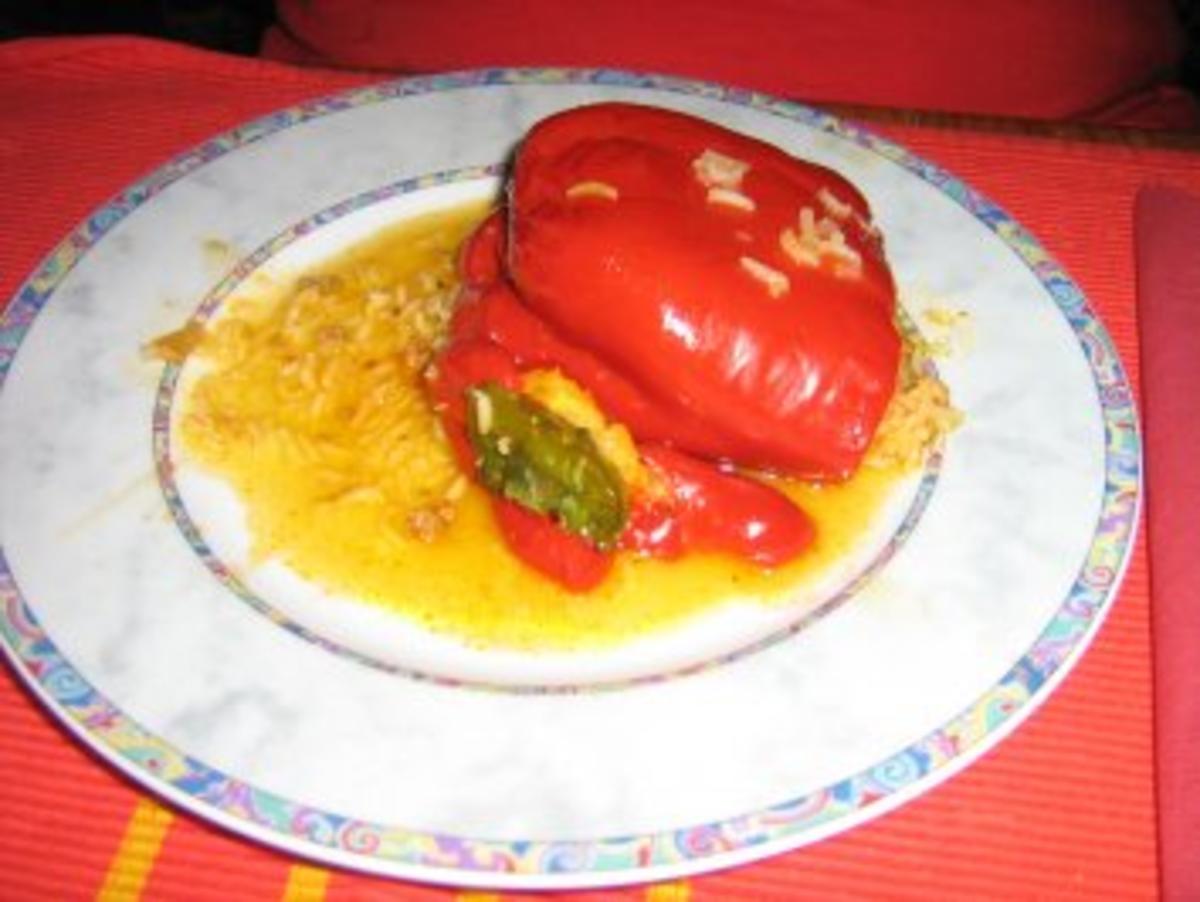 Paprika gefüllt mit Reis-Bolognese - Rezept - Bild Nr. 7