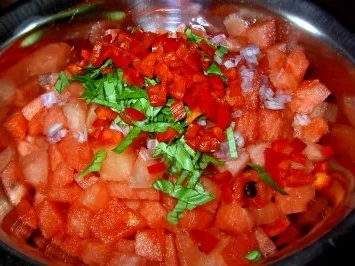 Rezept: Melonen-Salsa Bild Nr. 6 Melonen-Salsa - Rezept - Bild Nr. 6