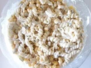 Salat: Nudelsalat, einfach - Rezept - Bild Nr. 2