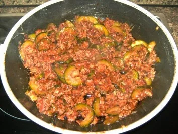 Zucchini - Hack - Pfanne - Rezept - Bild Nr. 4