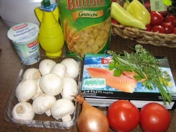 Rezept: Tilapia - Ragout mit Champignons und Nudeln Bild Nr. 3 Tilapia - Ragout mit Champignons und Nudeln - Rezept - Bild Nr. 3