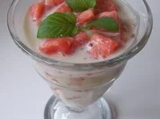 Rezept: Dessert: Melonen-Kokos-Dessert Dessert: Melonen-Kokos-Dessert - Rezept