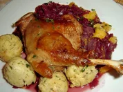 Entenconfit mit Rotkraut - Rezept
