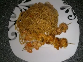 Garnelenspieße - Rezept