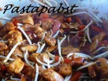 Rezept: Asiatischer Hühner Wok Bild Nr. 3 Asiatischer Hühner Wok - Rezept - Bild Nr. 3