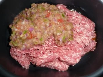 Gemüsehackbraten mit Röstzwiebeln - Rezept - Bild Nr. 5