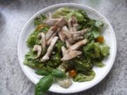 Hühnerfilet auf Blattsalat - Rezept