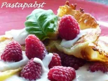 Himbeer Crêpes mit Lavendelquark - Rezept - Bild Nr. 3