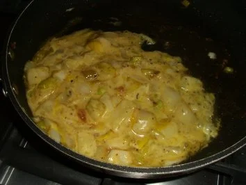 Warmer Chicoree mit Seeteufelfilets und Rettichsprossen - Rezept - Bild Nr. 3