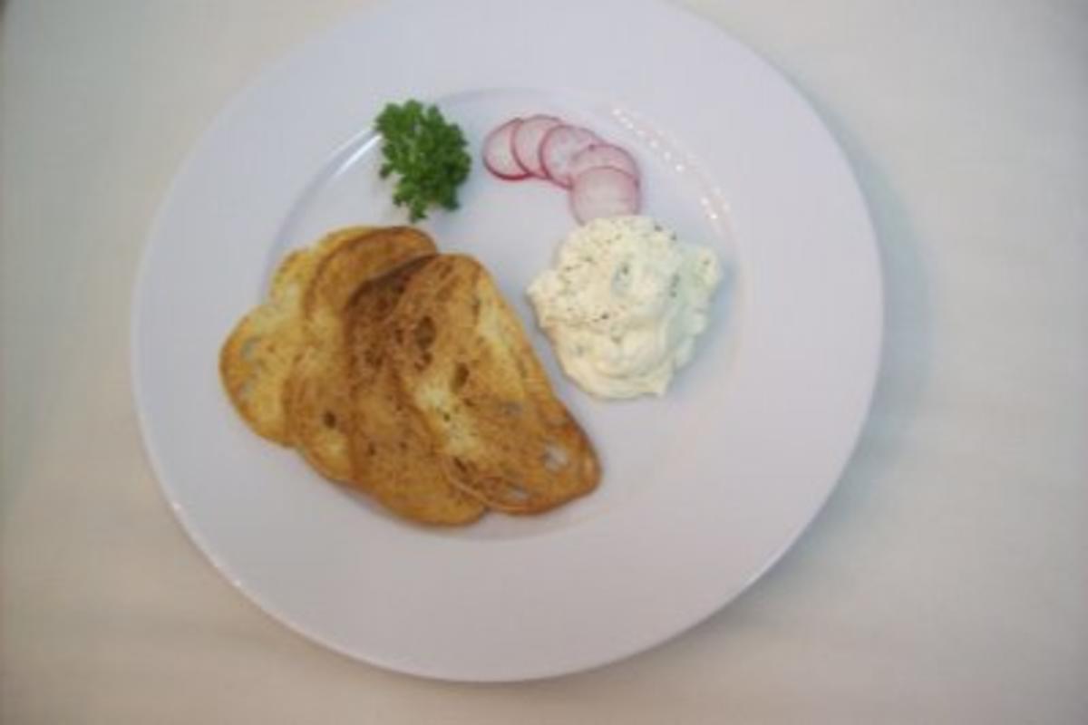 Bilder für Frischkäse-Ciabattachips Oregano - Rezept