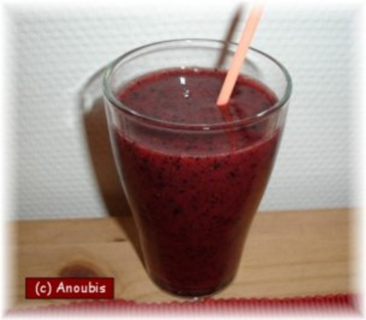 Bilder für Kaltgetränk - Heidelbeer Frappé - Rezept