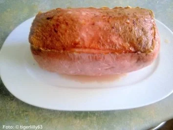Bayerischer Leberkäse - selbstgebacken - Rezept - Bild Nr. 2