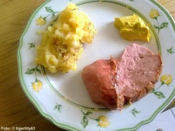 Bayerischer Leberkäse - selbstgebacken - Rezept - Bild Nr. 4