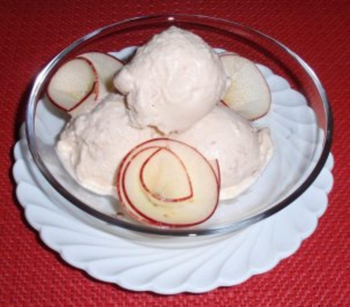 Apfel-Bananen-Joghurt-Sahne-Eis - Rezept - kochbar.de