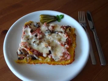 Rezept: Kartoffelpizza Kartoffelpizza - Rezept