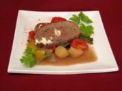 Provenzialischer Hackbraten mit Ofenratatouille - Rezept