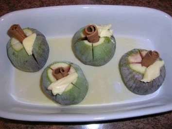 Rezept: Entenbrust mit Honig, Ingwer und Feigen an geschmortem Chicorée Bild Nr. 7 Entenbrust mit Honig, Ingwer und Feigen an geschmortem Chicorée - Rezept - Bild Nr. 7