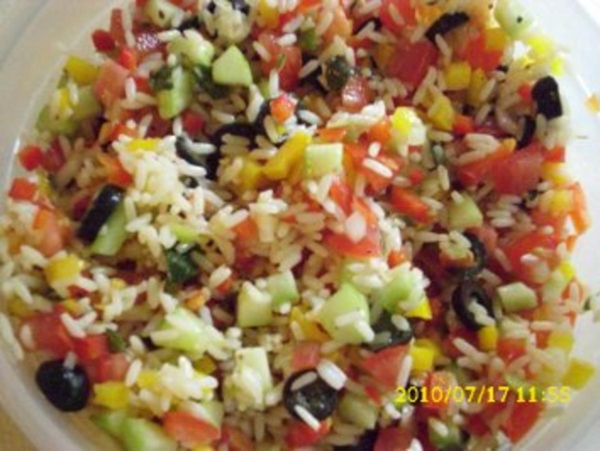 Salat : Gemüse - Reissalat - Rezept - Bild Nr. 2