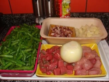 Rezept: Fleisch : -Grüne-Bohnen-Eintopf- Bild Nr. 4 Fleisch : -Grüne-Bohnen-Eintopf- - Rezept - Bild Nr. 4