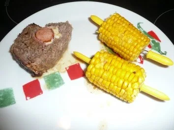 Rezept: Hackbraten mit einer Überraschung Bild Nr. 2 Hackbraten mit einer Überraschung - Rezept - Bild Nr. 2